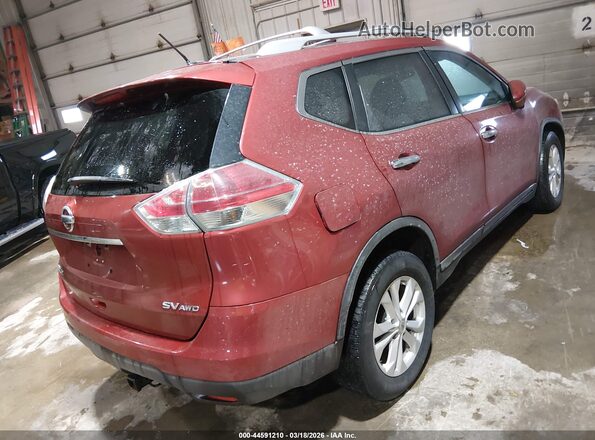 5N1AT2MV0GC758910 2016 NISSAN ROGUE Burgundy 