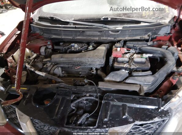 5N1AT2MV0GC758910 2016 NISSAN ROGUE Burgundy 