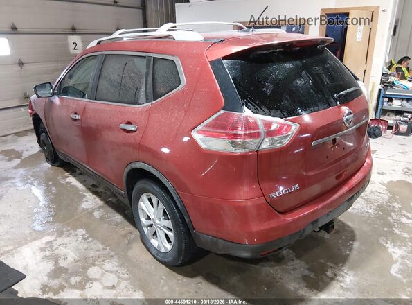 5N1AT2MV0GC758910 2016 NISSAN ROGUE Burgundy 