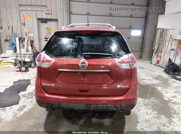 5N1AT2MV0GC758910 2016 NISSAN ROGUE Burgundy 