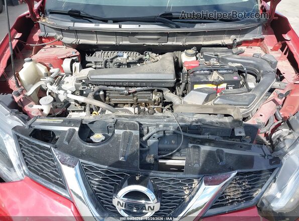 5N1AT2MV2GC923677 2016 NISSAN ROGUE Red Vista trasera