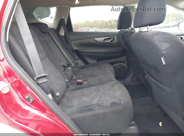 5N1AT2MV2GC923677 2016 NISSAN ROGUE Red Vista de la etiqueta del VIN