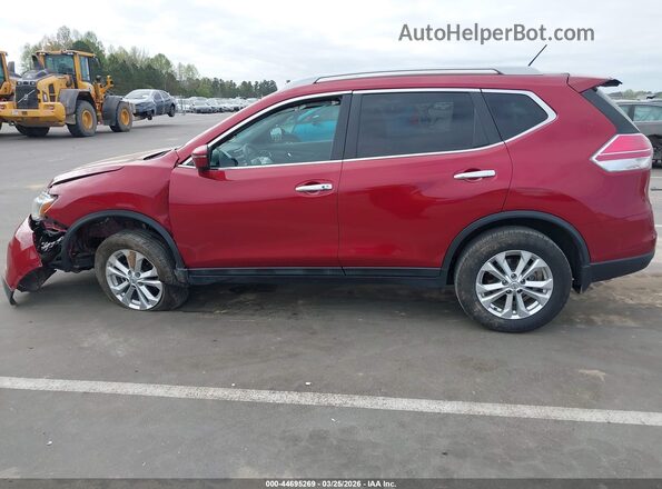5N1AT2MV2GC923677 2016 NISSAN ROGUE Red Vista interior de 360 grados