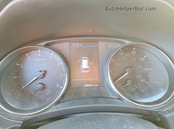 5N1AT2MV4JC817237 2018 NISSAN ROGUE Silver Вид щитка приладів