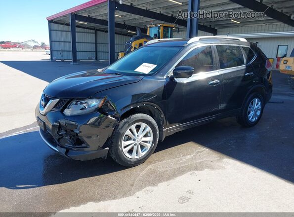 5N1AT2MV5GC853513 2016 NISSAN ROGUE Black Vista tres cuartos delantera izquierda