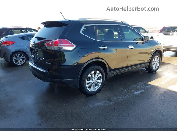 5N1AT2MV5GC853513 2016 NISSAN ROGUE Black Trasero derecho