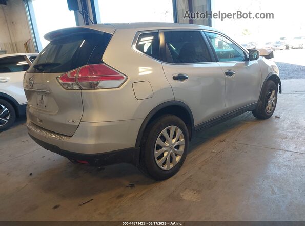 5N1AT2MV7GC924050 2016 NISSAN ROGUE Silver Trasero derecho
