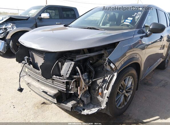 5N1AT3AA0MC755279 2021 NISSAN ROGUE Gray Front view