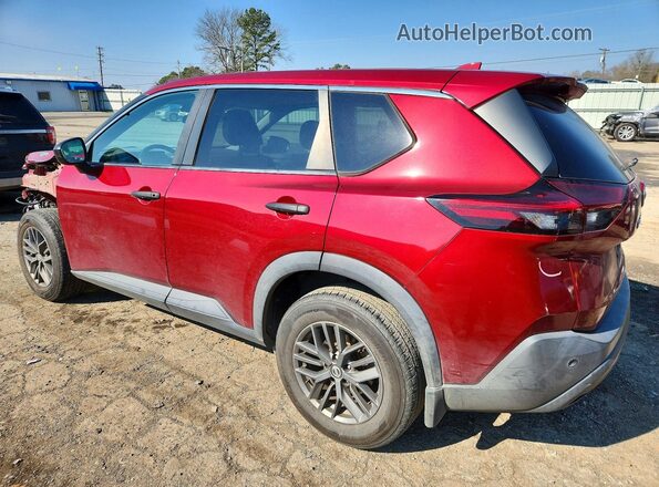 5N1AT3AA0MC757520 2021 NISSAN ROGUE Red Հետևի ձախ