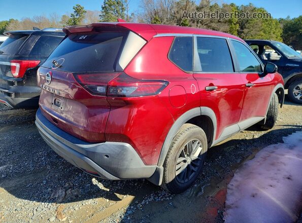 5N1AT3AA0MC757520 2021 NISSAN ROGUE Red Հետևի աջ