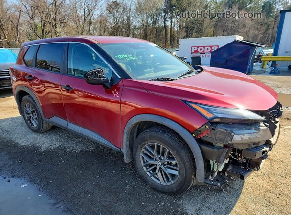 5N1AT3AA0MC757520 2021 NISSAN ROGUE Red Առջևի աջ