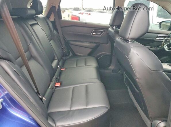 5N1AT3BA0MC673566 2021 NISSAN ROGUE Blue Rear interior view