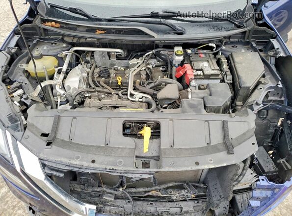 5N1AT3BA0MC673566 2021 NISSAN ROGUE Blue Engine compartment view