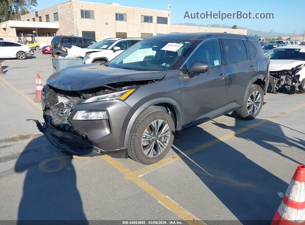 5N1AT3BA2MC804450 2021 NISSAN ROGUE Silver Передня ліва чверть