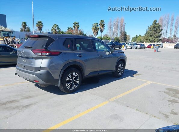 5N1AT3BA2MC804450 2021 NISSAN ROGUE Silver Задня права чверть