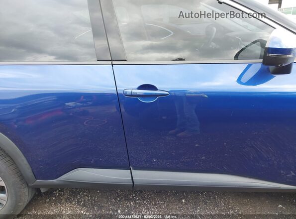 5N1AT3BA5MC739190 2021 NISSAN ROGUE Blue Widok wnętrza z tyłu