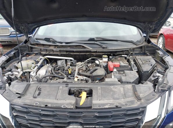 5N1AT3BA5MC739190 2021 NISSAN ROGUE Blue Widok z tyłu