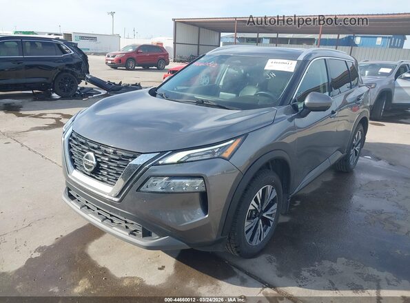 5N1AT3BA7MC794322 2021 NISSAN ROGUE Gray Przód lewy