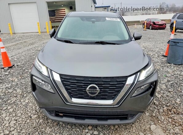 5N1AT3BB3MC749564 2021 NISSAN ROGUE Gray წინა ხედი