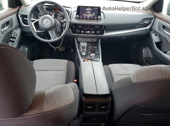 5N1AT3BB3MC749564 2021 NISSAN ROGUE Gray წინა პანელის ხედი