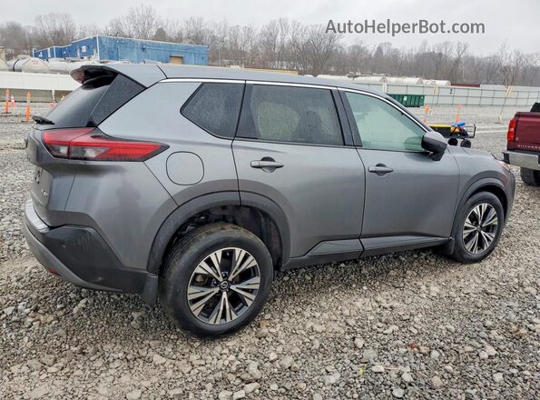 5N1AT3BB3MC749564 2021 NISSAN ROGUE Gray უკანა მარჯვენა
