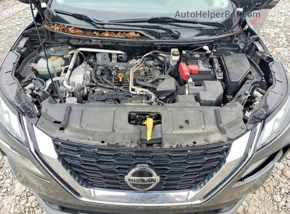 5N1AT3BB3MC749564 2021 NISSAN ROGUE Gray ძრავის განყოფილების ხედი