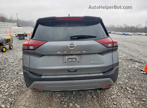 5N1AT3BB3MC749564 2021 NISSAN ROGUE Gray უკანა ხედი