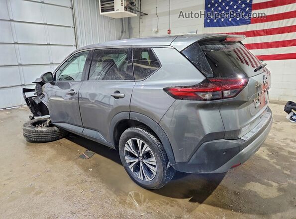 5N1AT3BB4MC740713 2021 NISSAN ROGUE Gray უკანა მარცხენა