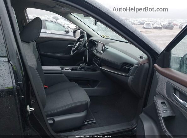 5N1AT3BB6MC683141 2021 NISSAN ROGUE Black წინა სალონის ხედი