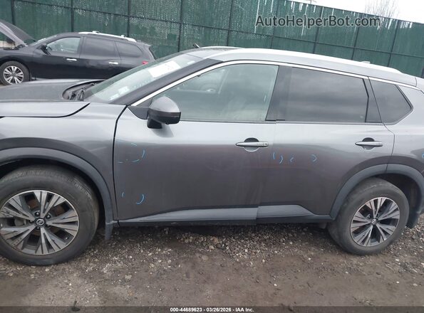 5N1AT3BB8MC792989 2021 NISSAN ROGUE Gray Սալոնի 360 աստիճան տեսք