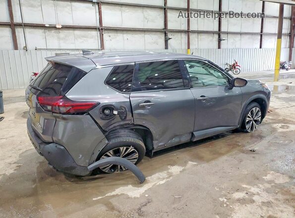 5N1AT3BBXMC766829 2021 NISSAN ROGUE Gray უკანა მარჯვენა