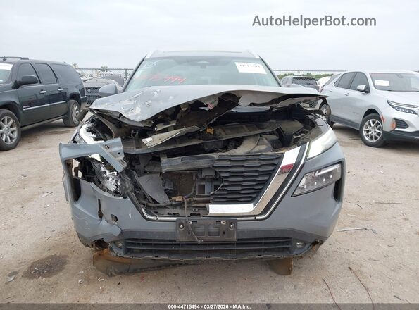 5N1AT3CA1MC700076 2021 NISSAN ROGUE Gray Вид щитка приладів