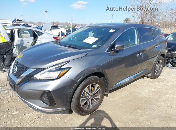 5N1AZ2AS6MC102005 2021 NISSAN MURANO Gray Vista tres cuartos delantera izquierda