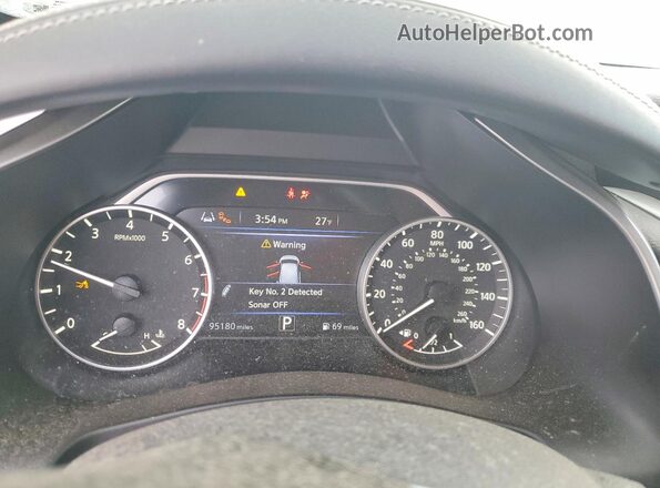 5N1AZ2AS6MC108774 2021 NISSAN MURANO White ხელსაწყოთა პანელის ხედი