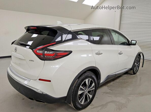 5N1AZ2AS7MC101641 2021 NISSAN MURANO White უკანა მარჯვენა