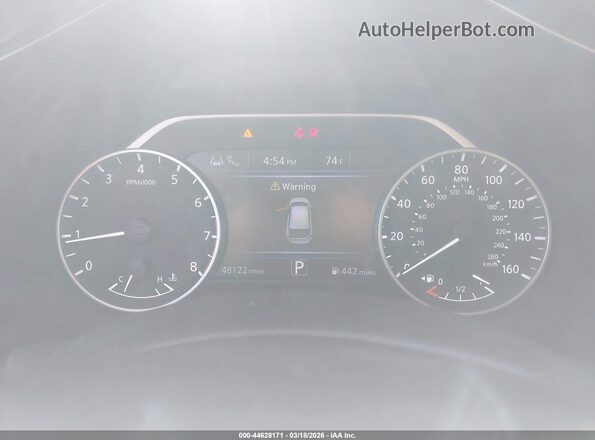 5N1AZ2AS9LN133249 2020 NISSAN MURANO Gray Front interior view