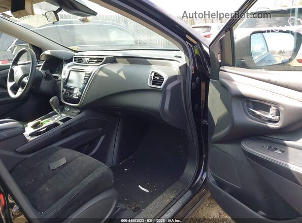 5N1AZ2AS9MC122068 2021 NISSAN MURANO Black Widok wnętrza z przodu