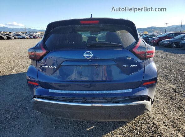 5N1AZ2CS2NC115218 2022 NISSAN MURANO Blue Հետևի տեսք