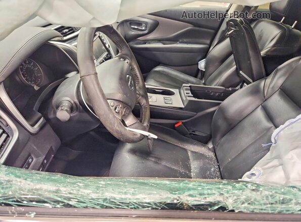 5N1AZ2CS3MC114576 2021 NISSAN MURANO Black Widok wnętrza z przodu