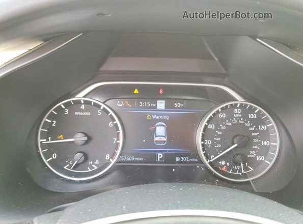 5N1AZ2CS3MC127098 2021 NISSAN MURANO Burgundy Vista del cuadro de instrumentos