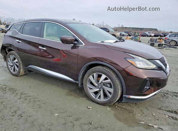 5N1AZ2CS3MC127098 2021 NISSAN MURANO Burgundy Delantero derecho