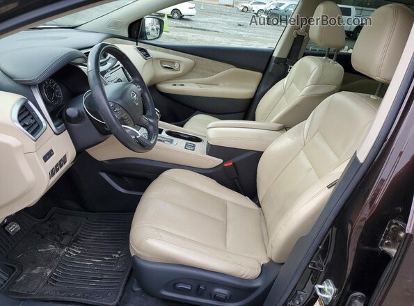 5N1AZ2CS3MC127098 2021 NISSAN MURANO Burgundy Vista interior delantera