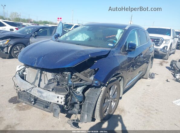 5N1AZ2DS2MC103602 2021 NISSAN MURANO Blue Առջևի ձախ երեք քառորդ տեսարան