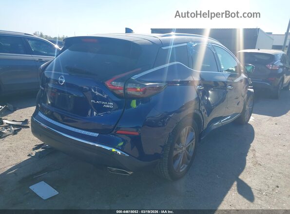 5N1AZ2DS2MC103602 2021 NISSAN MURANO Blue Հետևի աջ
