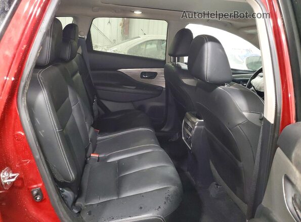 5N1AZ2MH4JN200448 2018 NISSAN MURANO Red Vista interior trasera