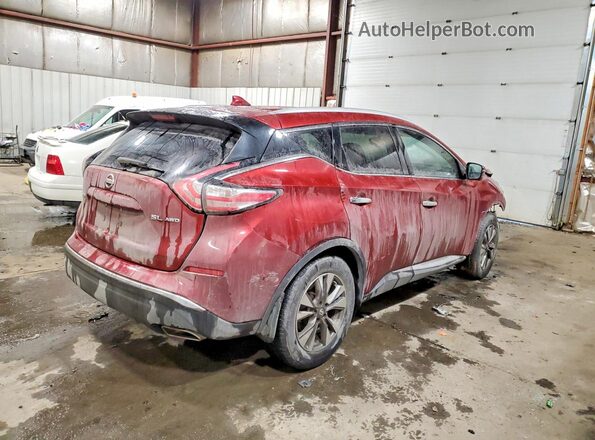 5N1AZ2MH4JN200448 2018 NISSAN MURANO Red Trasero derecho