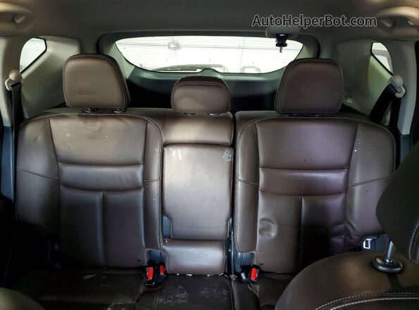 5N1AZ2MH8HN173541 2017 NISSAN MURANO Желто-коричневый Вид задних сидений