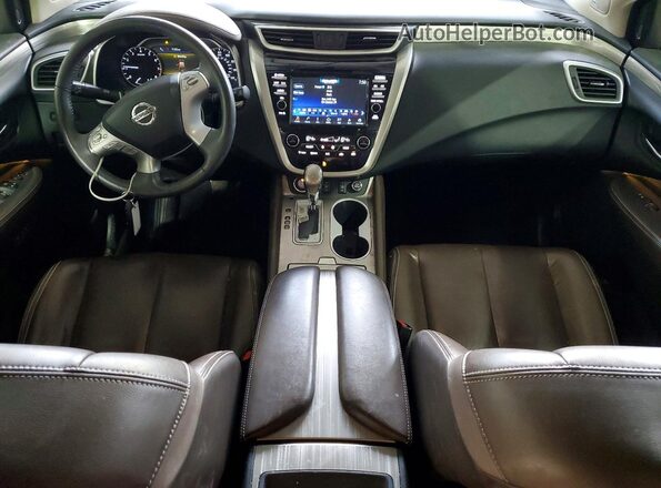 5N1AZ2MH8HN173541 2017 NISSAN MURANO Желто-коричневый Вид панели приборов