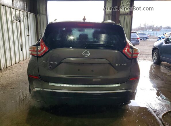 5N1AZ2MH8HN173541 2017 NISSAN MURANO Желто-коричневый Вид сзади