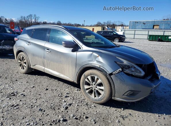 5N1AZ2MH9JN143387 2018 NISSAN MURANO Серый Передняя правая четверть